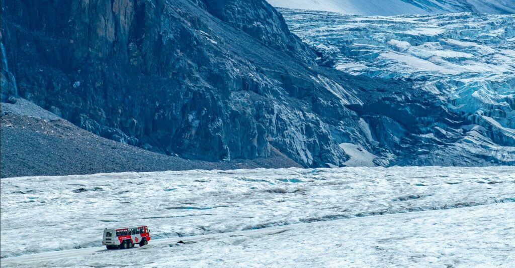 Columbia Icefield in Alberta