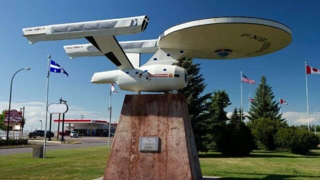 Starship Enterprise in Vulcan, Alberta