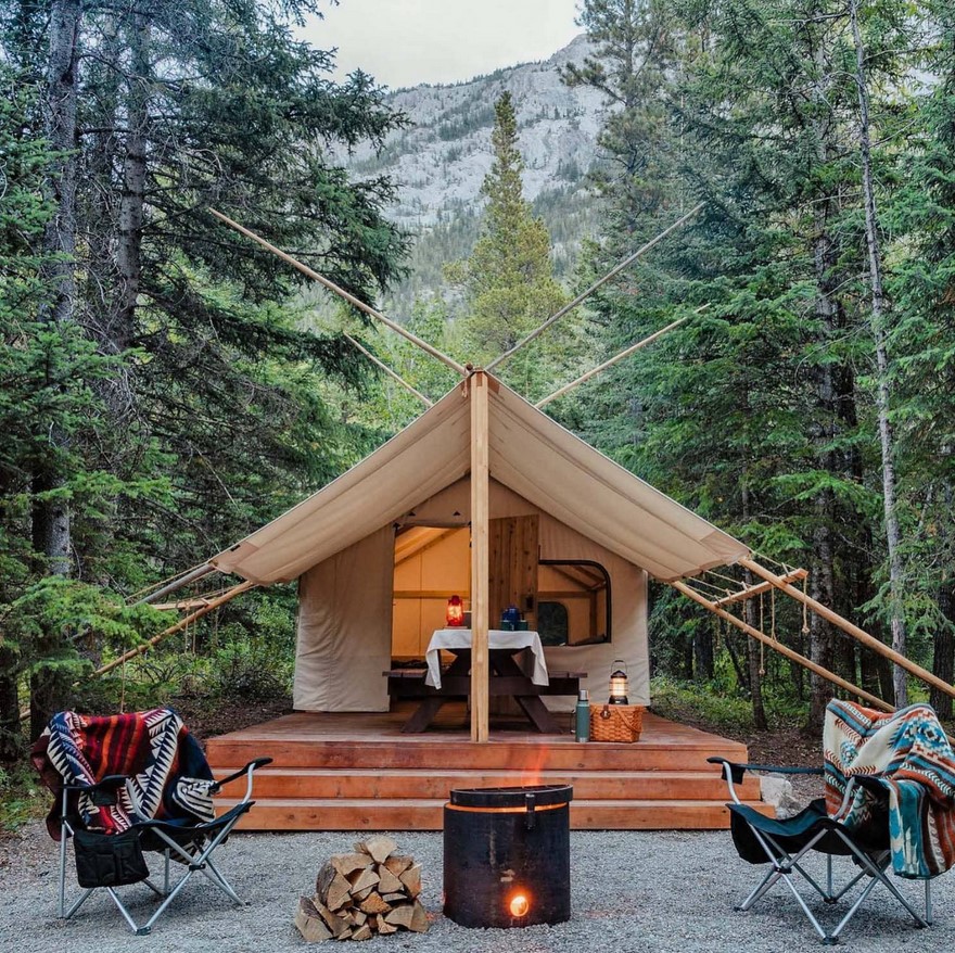 Sundance by Basecamp Campsite in Kananaskis Village in Alberta