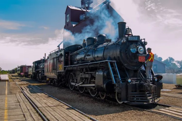 Alberta Railway Museum in North Edmonton Area