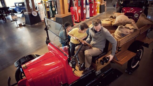 Gasoline alley Museum at Heritage Park in Calgary