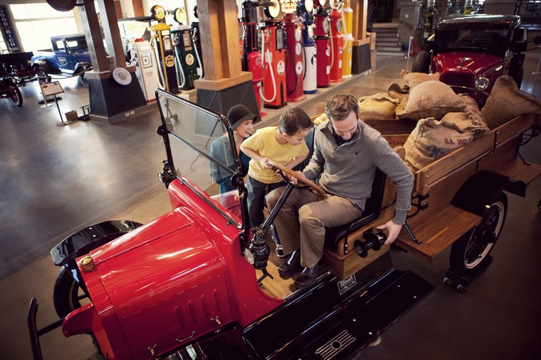 Gasoline alley Museum at Heritage Park in Calgary