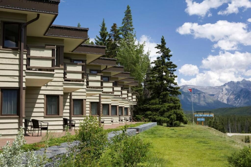 Juniper Hotel just outside Banff at the base of Mount Norque Lookout in Alberta