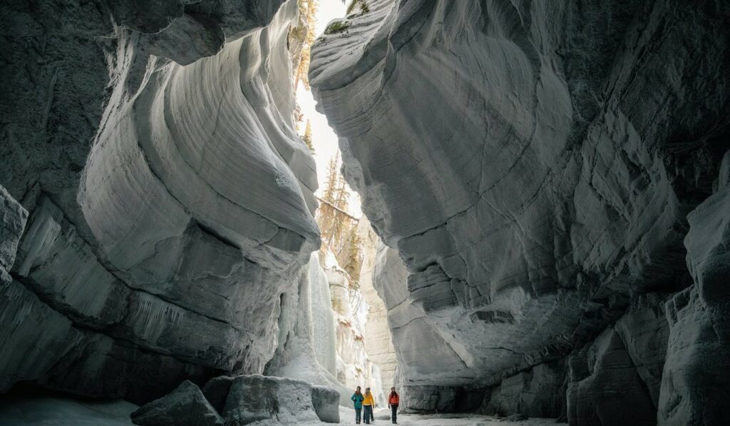 Maligne Canyon in Jasper National Park Alberta