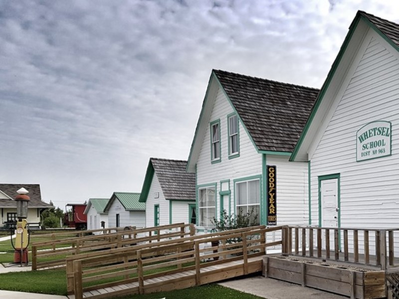 Stettler Town and Country Museum Historical Village in Alberta