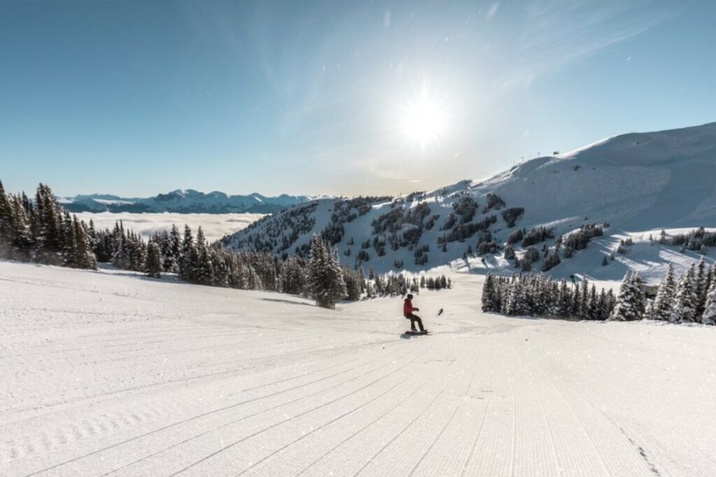 Marmot Basin Ski Resort near Jasper Alberta