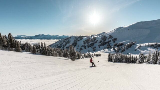 Marmot Basin Ski Resort near Jasper Alberta